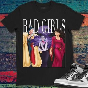 Cruella De Vil Gothel Yzma Funny Disney Bad Girls Unisex Gift T-Shirt